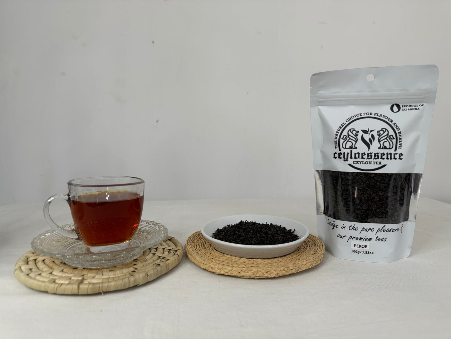 Original Ceylon Black Tea PEKOE 100% Best Quality Pure Natural Loose Leaf 100g Packets