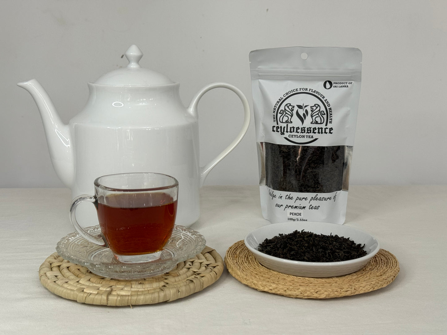 Original Ceylon Black Tea PEKOE 100% Best Quality Pure Natural Loose Leaf 100g Packets