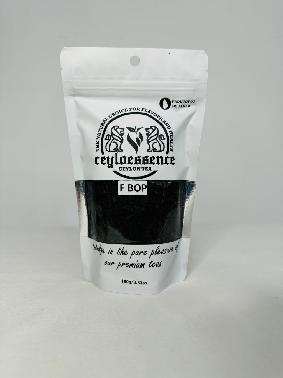 Original Ceylon Black Tea F-BOP 100% Best Quality Pure Natural Loose Leaf 100g Packets