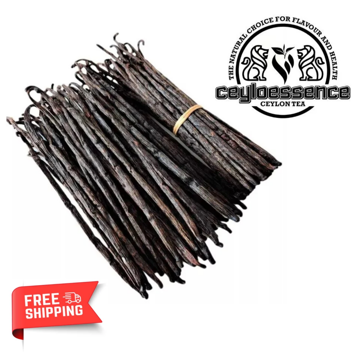 Ceylon Bourbon Organic Vanilla Beans Grade-B 100% Best Quality Pure Great for Extraction