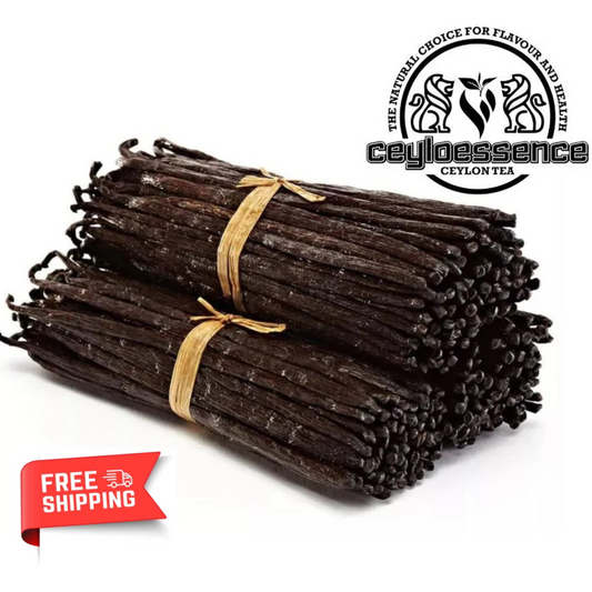 Exquisite Aroma Ceylon Organic Vanilla Beans Grade-A 100% Great for Extraction