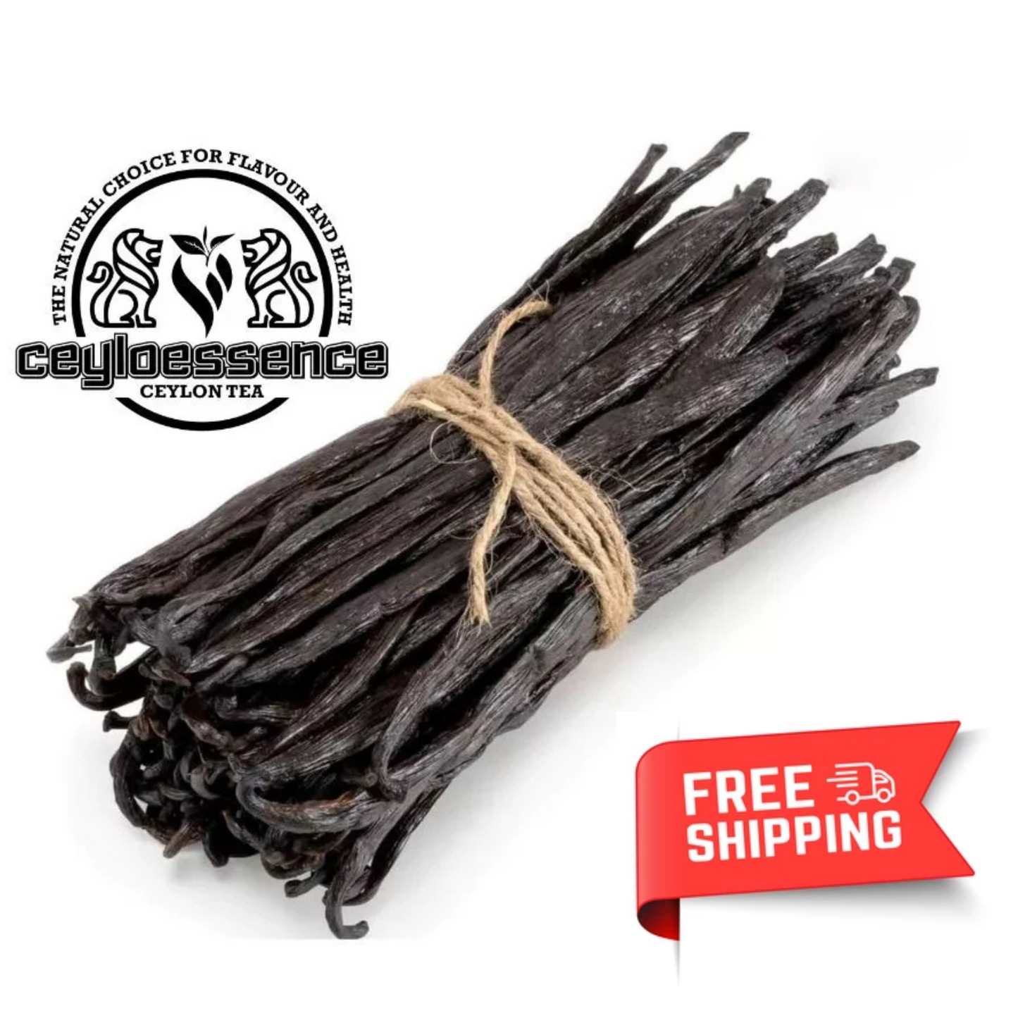 Ceylon Organic Grade-A+ 100% Quality Bourbon Vanilla Beans Great for Extraction