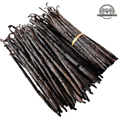 Natural Ceylon Bourbon Vanilla Beans – Grade A+ | Plump & Aromatic